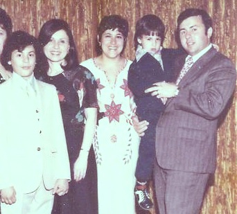 Mom, Dad, Joel, Barbara, Bobby at Bobby's Bar Mitzvah