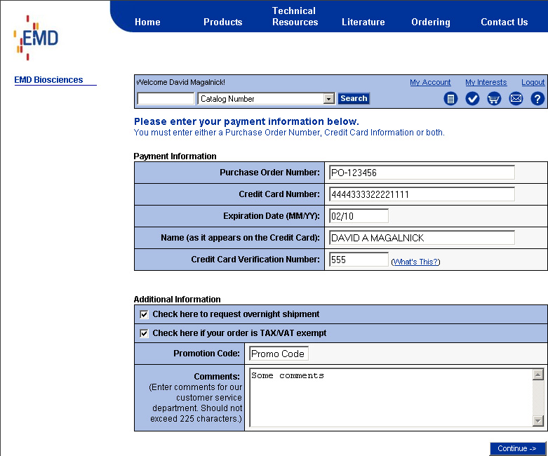 Billing Information